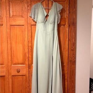 Azazie Dusty Sage Green Bridesmaids Dress